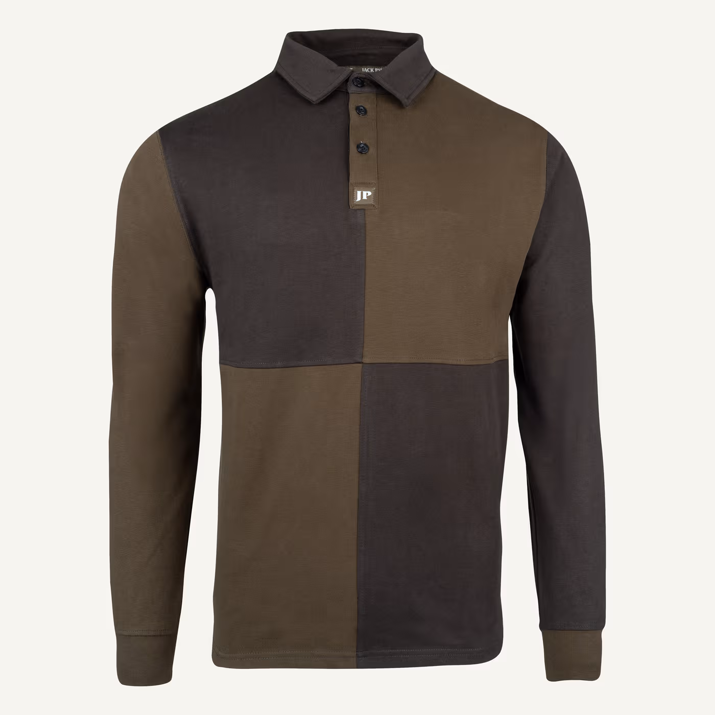 Jack Pyke Rugby Shirt in Green – front Jack Pyke Rugby Shirt in Green – front