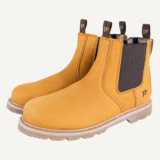 Jack Pyke Safety Dealer Boots in Honey – pair front