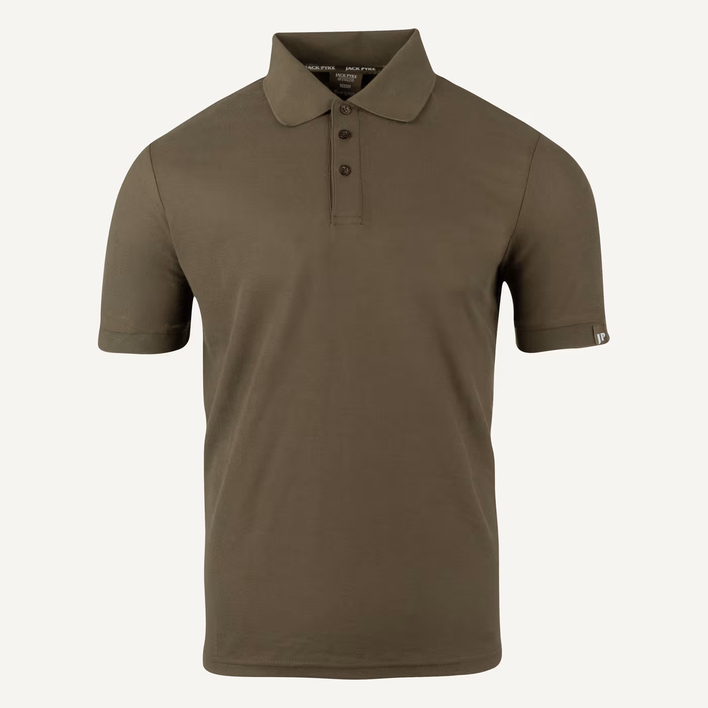 Jack Pyke Shires Polo Shirt in Green – front Jack Pyke Shires Polo Shirt in Green – front