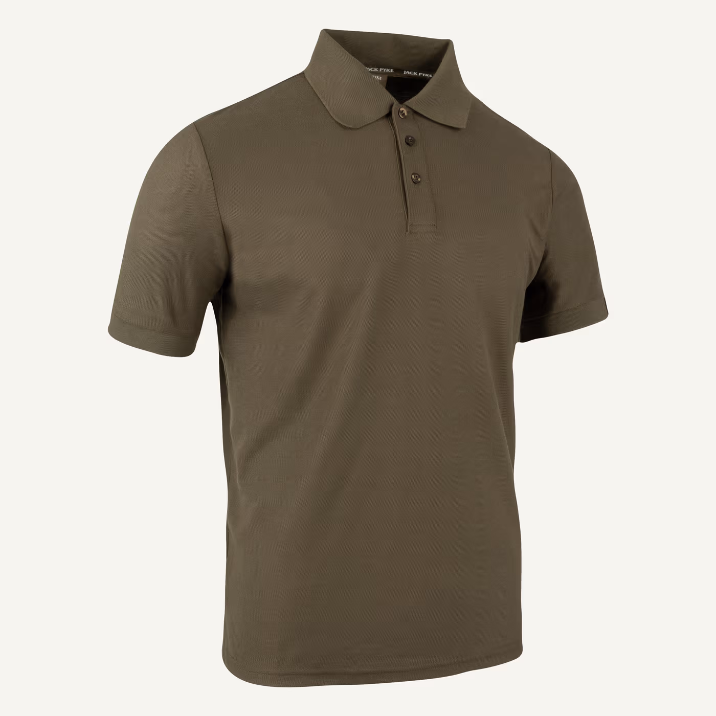 Jack Pyke Shires Polo Shirt in Green – right three quarter Jack Pyke Shires Polo Shirt in Green – right three quarter