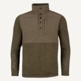 Jack Pyke Snap Neck Pullover in Green – front
