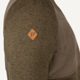 Jack Pyke Snap Neck Pullover in Green – logo detail