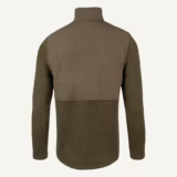 Jack Pyke Snap Neck Pullover in Green – rear