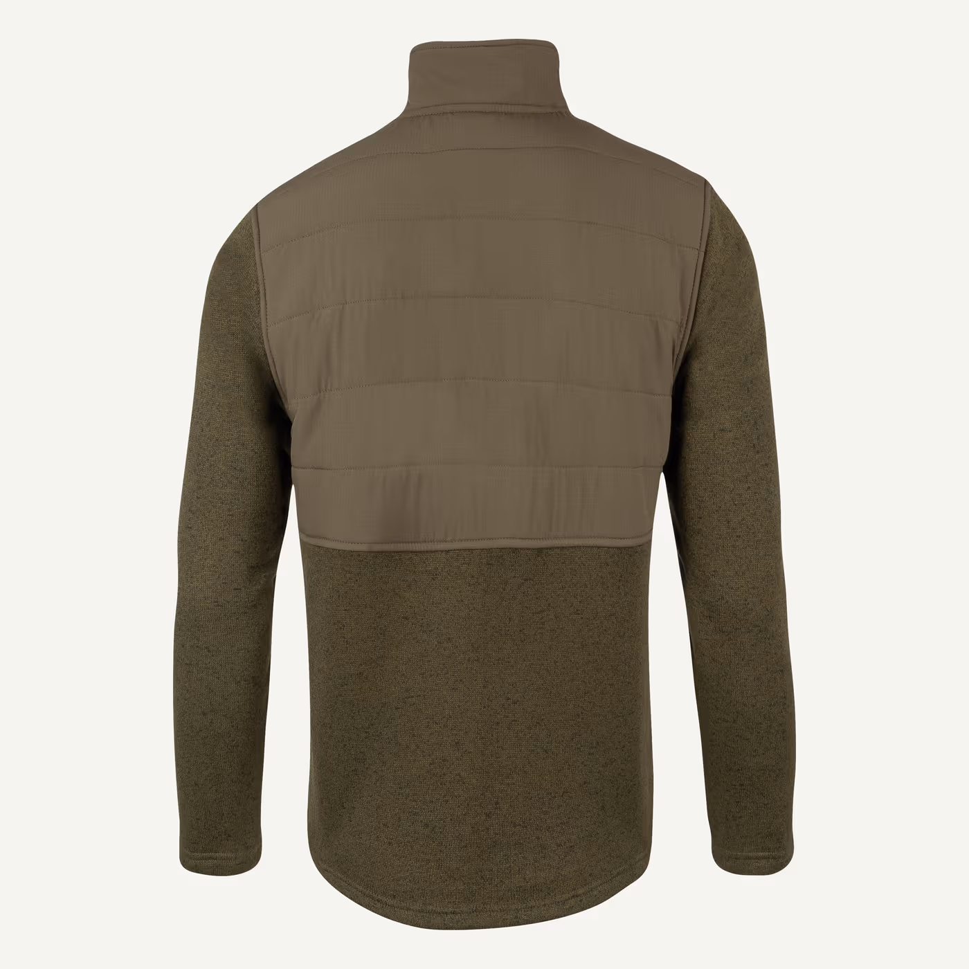 Jack Pyke Snap Neck Pullover in Green – rear Jack Pyke Snap Neck Pullover in Green – rear