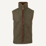 Jack Pyke Technical Moleskin Gilet in Dark Olive – front