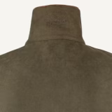 Jack Pyke Technical Moleskin Gilet in Dark Olive – rear collar detail