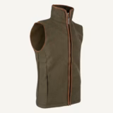 Jack Pyke Technical Moleskin Gilet in Dark Olive – right three quarter