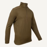 Jack Pyke Waffle Fleece Top in Green – right three quarter