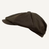 Jack Pyke Wax Baker Boy Hat in Green – left side