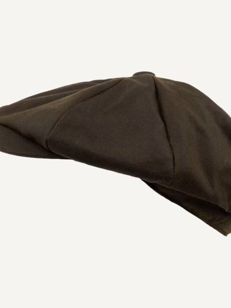 Jack Pyke Wax Baker Boy Hat in Green – left side