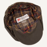 Jack Pyke Wax Baker Boy Hat in Green – lining detail
