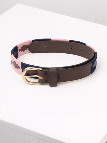 Rydale Junior Polo Belts - Askwith - Blue White Navy