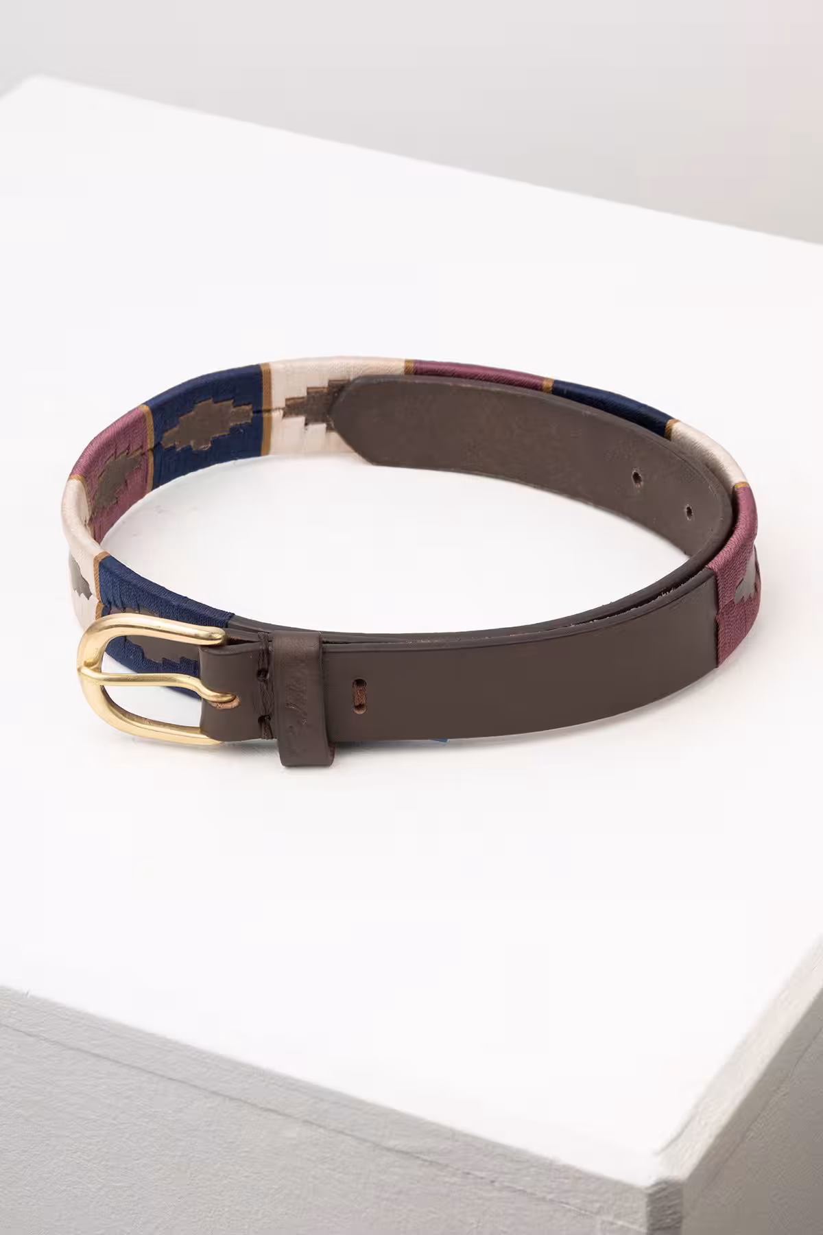 Navy White Berry Gold