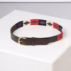 Rydale Junior Polo Belts - Askwith - Navy White Bonbon