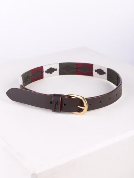 Rydale Junior Polo Belts - Askwith - Blue White Navy