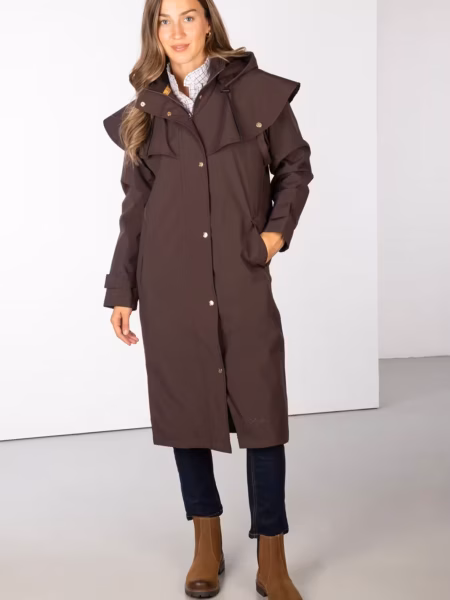 Rydale Ladies Full Length Coat - Bramham - Dark Navy