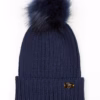Rydale Ladies Pom Pom Hat - Bella - Navy