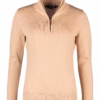 Rydale Ladies Quarter Zip Jumper - Ellie - Camel