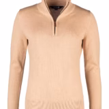 Rydale Ladies Quarter Zip Jumper - Ellie - Camel