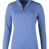 Rydale Ladies Quarter Zip Jumper - Ellie - Denim