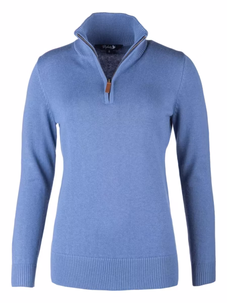 Rydale Ladies Quarter Zip Jumper - Ellie - Camel