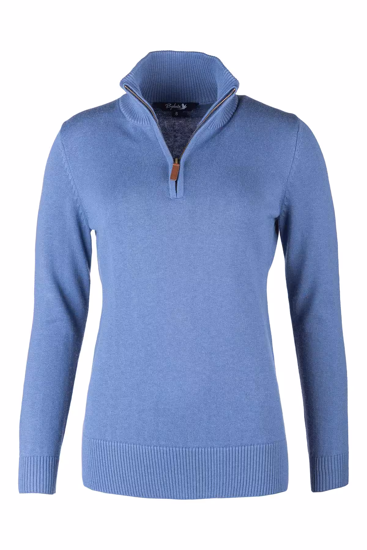 Rydale Ladies Quarter Zip Jumper - Ellie - Denim Rydale Ladies Quarter Zip Jumper - Ellie - Denim