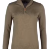 Rydale Ladies Quarter Zip Jumper - Ellie - Olive
