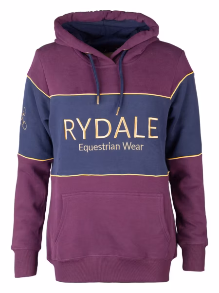 Rydale Ladies Snaffle Hoody - Byland - Dark Berry Navy