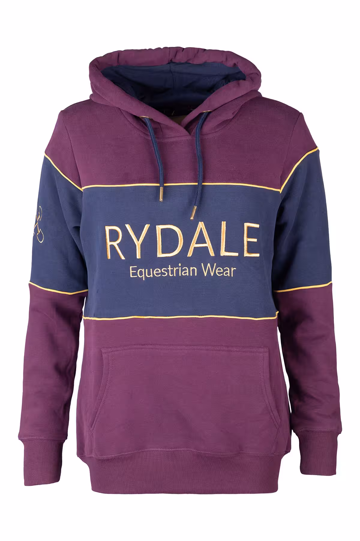 Rydale Ladies Snaffle Hoody - Byland - Dark Berry Navy Rydale Ladies Snaffle Hoody - Byland - Dark Berry Navy