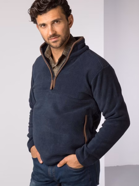 Rydale Men's Overhead Fleece - Huggate - Ink