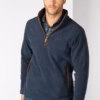 Rydale Men's Overhead Fleece - Huggate - Marl Navy