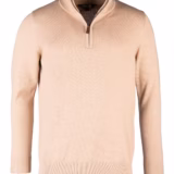 Rydale Men's Quarter Zip Jumper - Wetherby - Camel