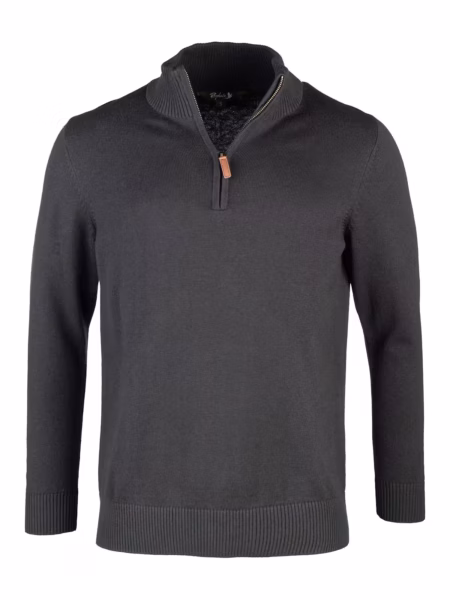Rydale Men's Quarter Zip Jumper - Wetherby - Camel