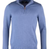Rydale Men's Quarter Zip Jumper - Wetherby - Denim