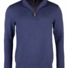Rydale Men's Quarter Zip Jumper - Wetherby - Navy