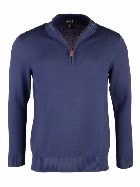 Rydale Men's Quarter Zip Jumper - Wetherby - Camel