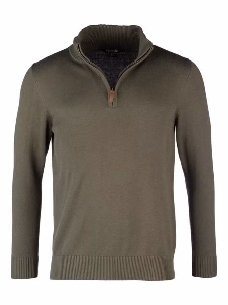 Rydale Men's Quarter Zip Jumper - Wetherby - Camel
