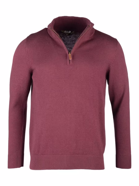 Rydale Men's Quarter Zip Jumper - Wetherby - Camel