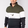 Rydale Men's Sweatshirt - Byland - Black White Olive