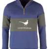 Rydale Men's Sweatshirt - Byland - Pheasant Navy/Olive/Navy
