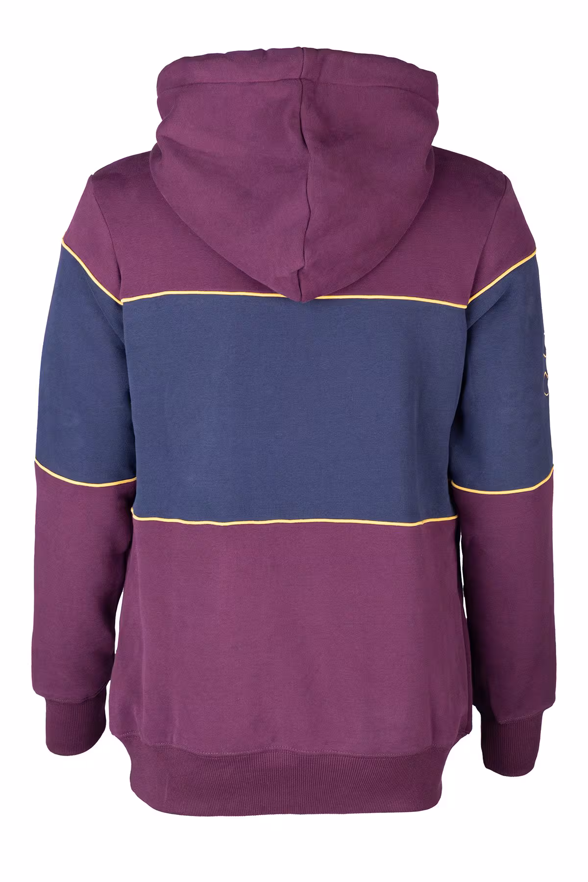Rydale Ladies Snaffle Hoody - Byland - Dark Berry Navy rear view Rydale Ladies Snaffle Hoody - Byland - Dark Berry Navy rear view