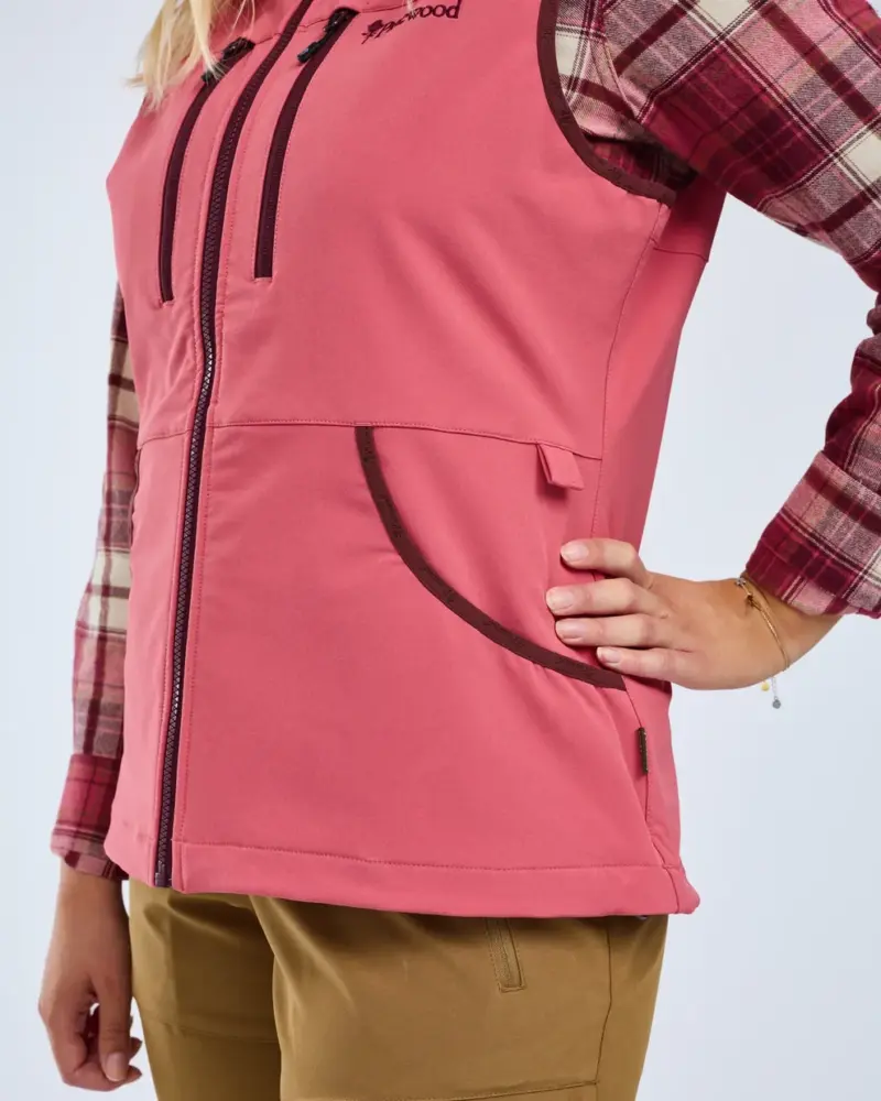 Pinewood ladies cherry Pink dog vest Pinewood ladies cherry Pink dog vest