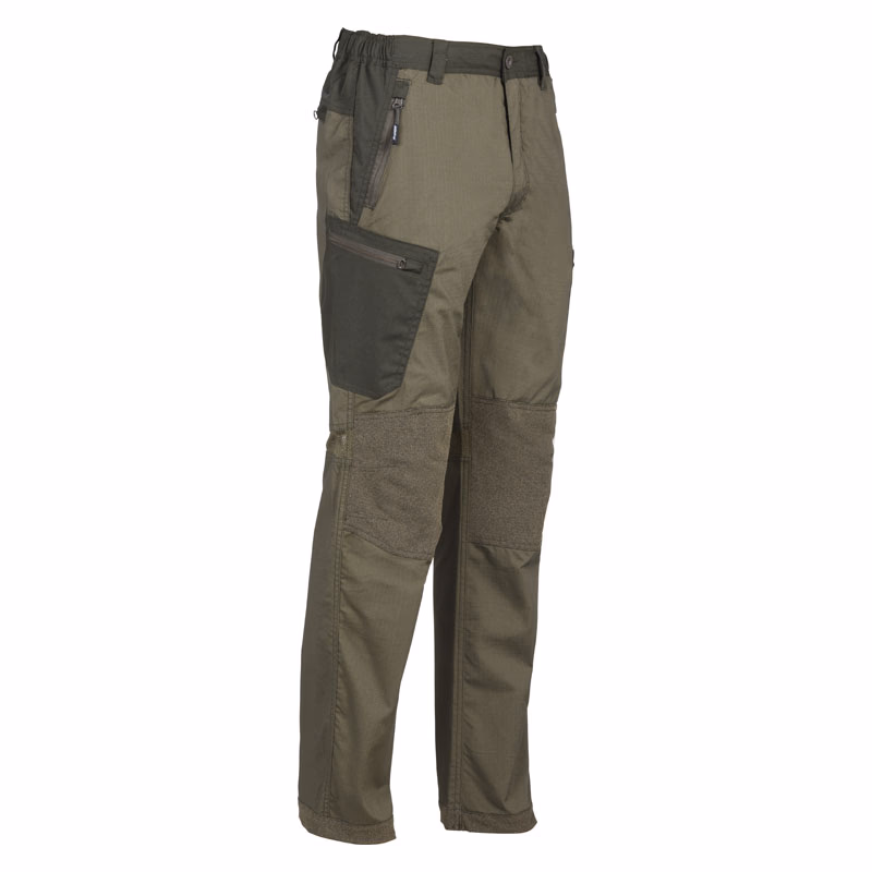 ProHunt Men's Springer Trousers in Khaki - front view ProHunt Men's Springer Trousers in Khaki - front view