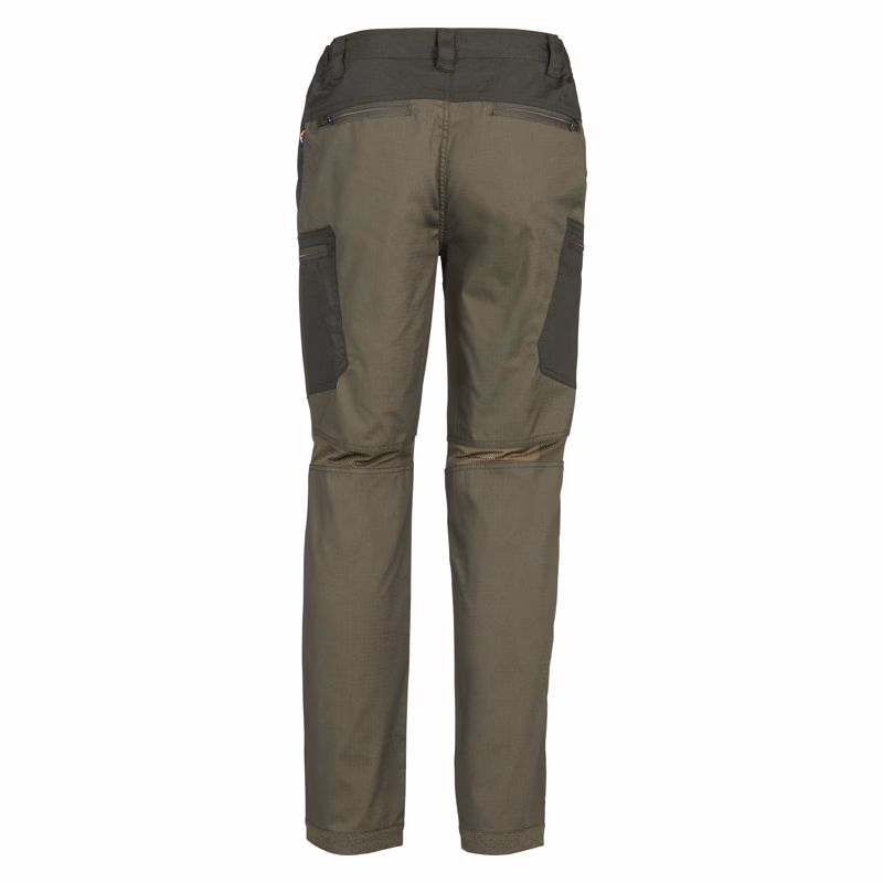 ProHunt Men's Springer Trousers in Khaki - rear view ProHunt Men's Springer Trousers in Khaki - rear view