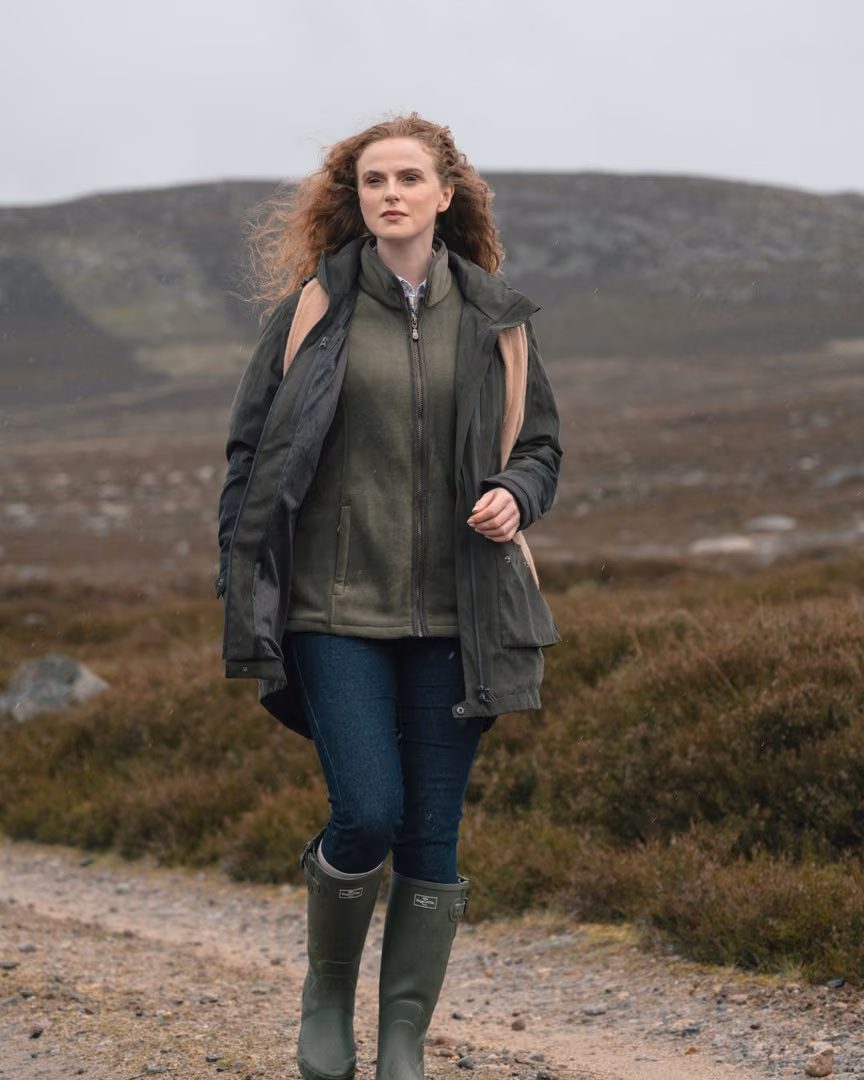 Hoggs Ardross Ladies 4-Way Active Jacket in Green, AW26 country lifestyle