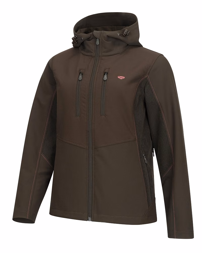 Hoggs of Fife Ardross Ladies 4-Way Active Jacket in Green, front view