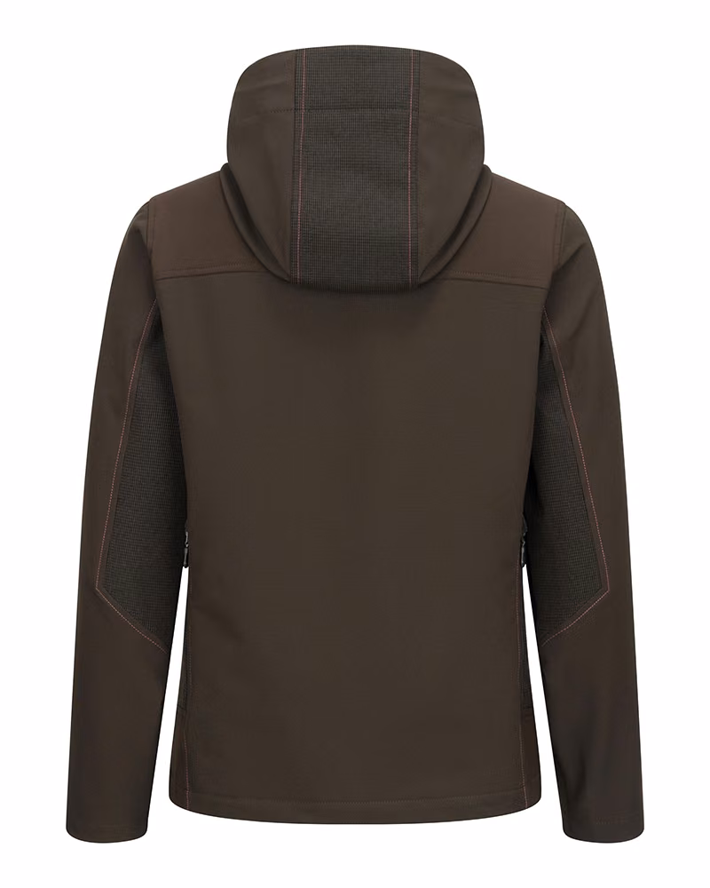 Hoggs of Fife Ardross Ladies 4-Way Active Jacket in Green, rear view