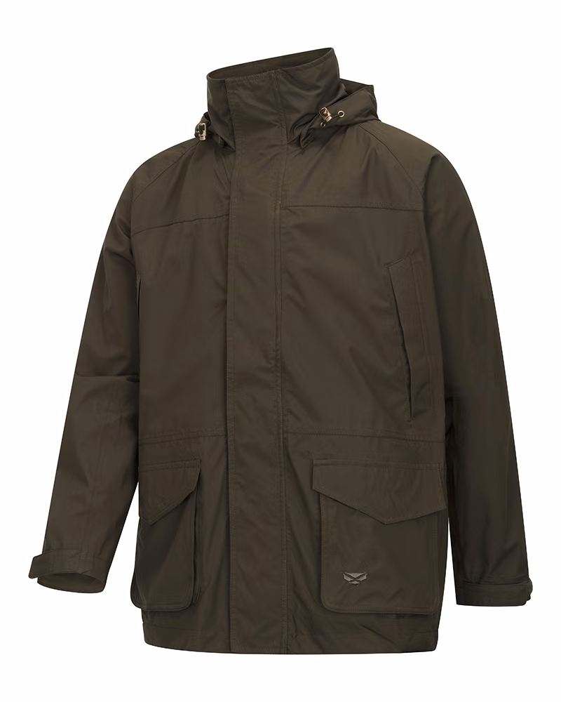 Hoggs of Fife Culloden Pro Waterproof Jacket in Fern Green, front view