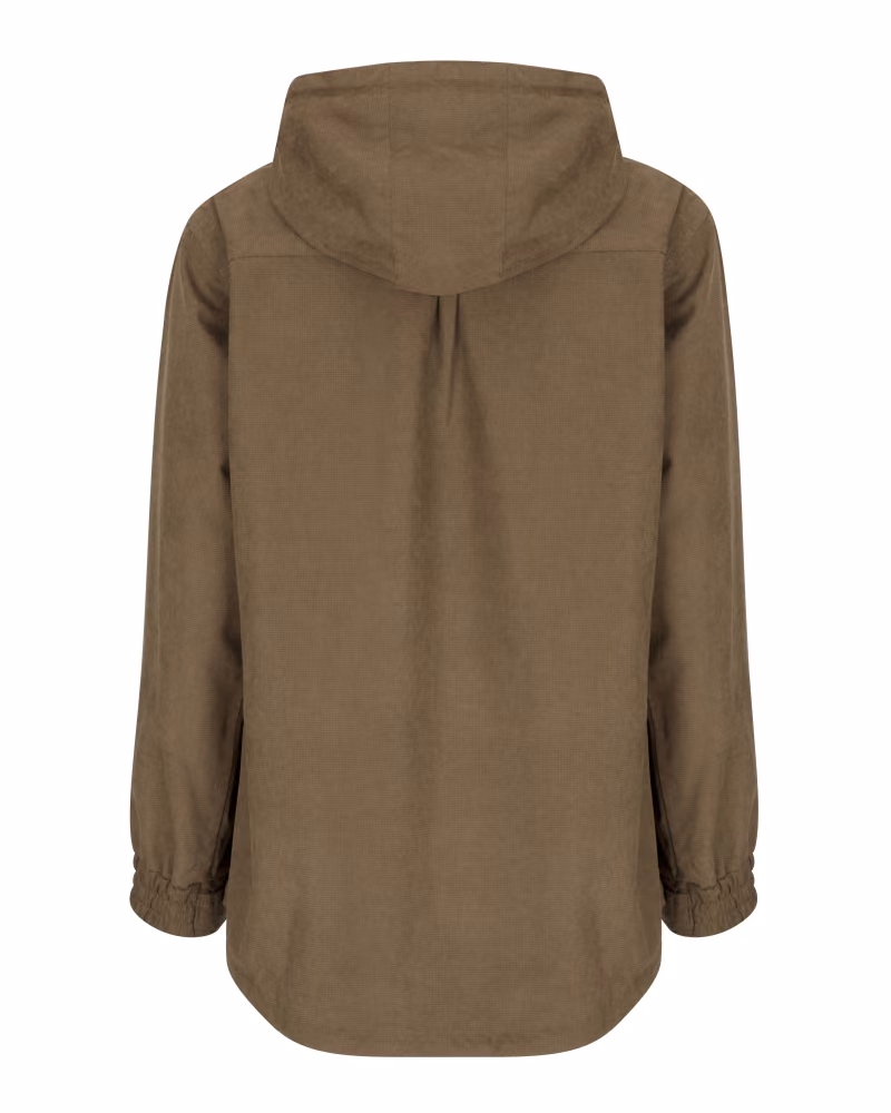 Hoggs of Fife Struther Ladies Smock Field Jacket in Sage, rear view