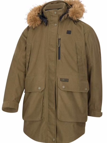 Hoggs of Fife Torness Ladies Trilaminate 3-in-1 Jacket in Olive, front view